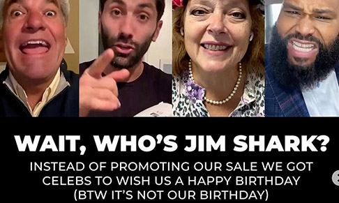 Gymshark launches fake birthday birthday campaign ahead of Black Friday to grab attention 